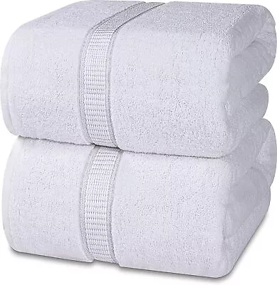 Luxurious Jumbo Bath Sheet (35 X 70 Inches )- 600 GSM Utopia Towels • $110.19