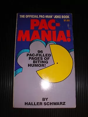 Vintage Official Pac-mania Joke Book Pac-man 96 Pages Of Humor • $4.99