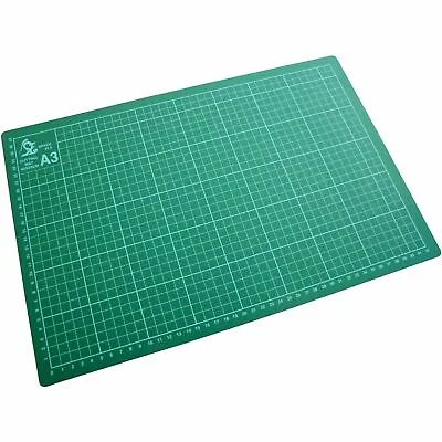 A3 Cutting Mat Knife Board Non Slip Self Healing Surface Protection Grid Lines • £5.49