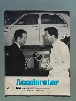 Accelerator August-september 1968 Vol.25 No.6 Gmh Nasco Parts Holden Magazine  • $45