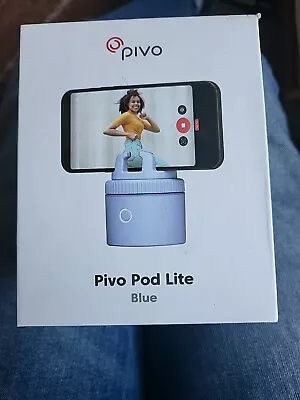 £45 • Buy Pivo Pod Lite Auto Tracking Camera Mount With 360° Handsfree Recording - Blue