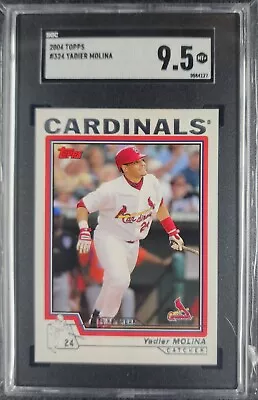 Yadier Molina RC 2004 Topps #324 SGC Mint+ 9.5 • $99