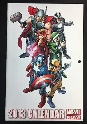 2013 Marvel Calendar Captain America Wolverine Bullseye Scarlet Witch 1 Copy  • $7