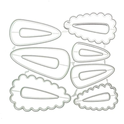 £5.57 • Buy Hair Clips Metal Cutting Dies Stencil DIY Scrapbooking Album Paper Card Template