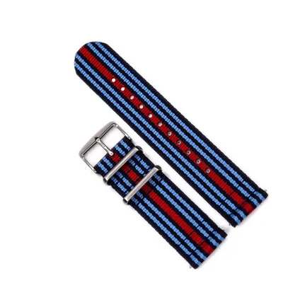 Two-Piece Smart Watch Martini Racing Inspired Strap Nylon Watch Band • $25.64