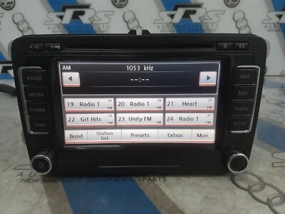 £239.99 • Buy VW Golf MK5 Touran Radio Stereo CD / Satellite Navigation Sat Nav  1T0 035 680 A
