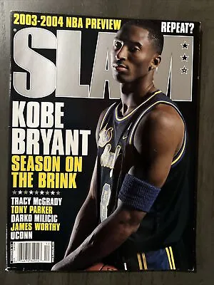 Slam Magazine December 2003 NBA Los Angeles Lakers Kobe Bryant W Poster No Label • $9.99