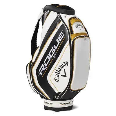 NEW Callaway Golf Rogue ST Tour Staff Bag - White  / Black / Gold • $299.99