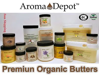 $6.95 • Buy Premium Butters 100% Pure RAW Fresh Natural Cold Pressed HAIR SKIN BODY