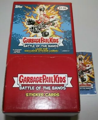 GARBAGE PAIL KIDS 2017 Battle Of The Bands  EMPTY GRAVITY BOX  + 1wrapper  • $28.80