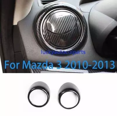 2010-2013 ABS Carbon Fiber Style  Interior Side Vent  Cover Trim For Mazda 3 • $24.56