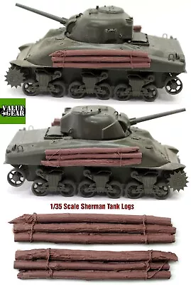 1/35 Sherman Tank Logs  SB10  - Value Gear Resin - 2 Pieces • $5