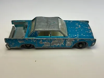 Vintage Lesney (Matchbox Series) No. 31 Lincoln Continental Teal - For Repair • $1.75