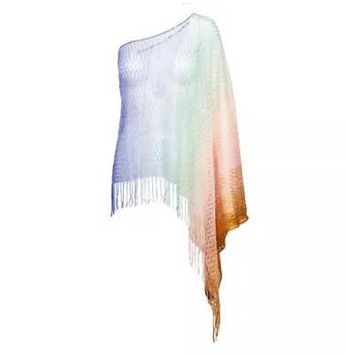 Missoni Rainbow Mesh Poncho Nwot • $197