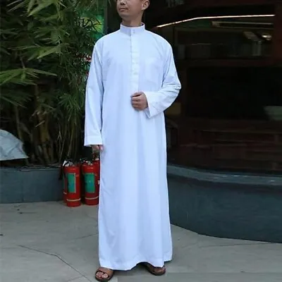 Thobe/Jubha For Men SAUDI Thobe Jubba Mens Ramadan Eid Umrah Hajj Islamic Gift • £7.99