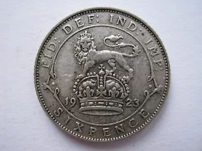 £35 • Buy 1923 George V Silver Sixpence VF