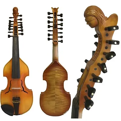 Baroque Style SONG Brand Profession Master 7×7 Strings 15  Viola D'Amore  • $1079.10