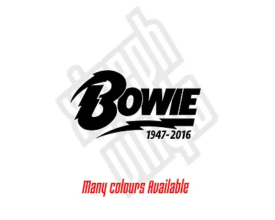 David Bowie Vinyl Sticker Decal Car Memorial Rest In Peace  (window Optional) • £4.60