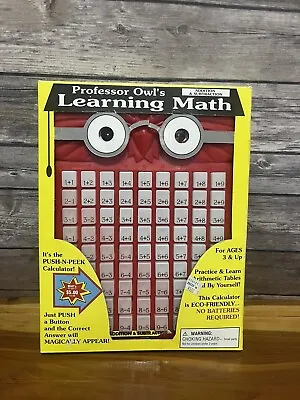 Magic Math Addition Subtraction Touch N' Learn Toy - Randtoy -Red Owl Background • $19.20