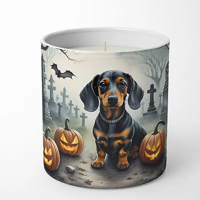 Dachshund Spooky Halloween Candy Scent 10 Oz Soy Candle DAC2036CDL • $20.99
