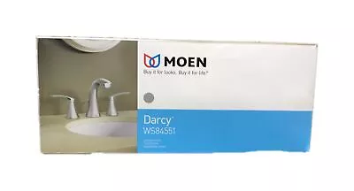 MOEN Darcy 8 In. Widespread 2-Handle High-Arc Bathroom Faucet In Chrome WS84551 • $89.95