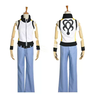 Kingdom Hearts : Dream Drop Distance Riku Uniform COS Clothing Cosplay Costume/ • $25