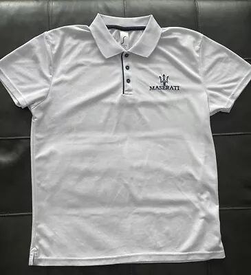 Maserati Sol’s Men’s Polo Shirt White Size XL • $30