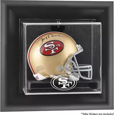 San Francisco 49ers Wall-Mounted Mini Helmet Display Case - - Fanatics • $59.99