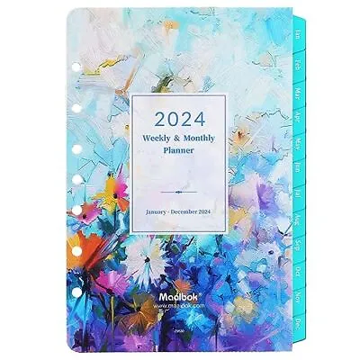 2024 Planner Refills Jan. 2024 - Dec. 2024 Weekly & Monthly 5.5'' × 8.5'' A5 • $8.15