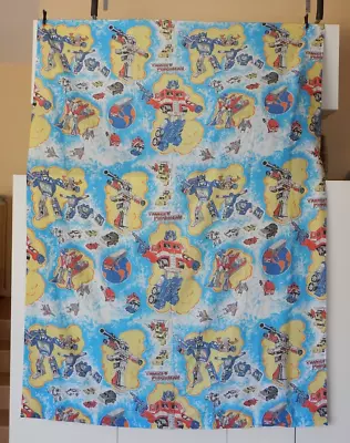 Original 1984 Transformers Optimus Prime Hasbro Twin Flat Bed Sheet #2 • $24.99