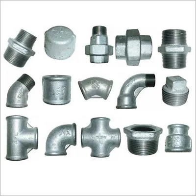 £6.99 • Buy Galvanised Malleable Iron Pipe Fittings Connectors Joints 1/8  To 2  Inch Bsp