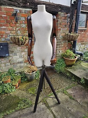 Vintage Style Female  Mannequin Torso  Shop Window Display • £165