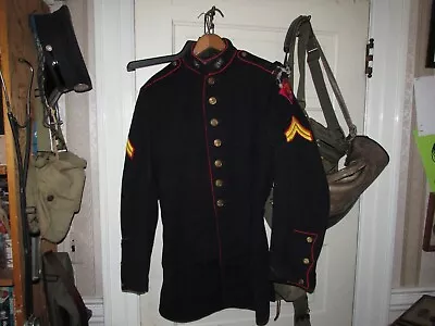 WWII Named US Marine DETACHMENT AFLOAT CLASS A DRESS Uniform USS SOUTH DAKOTA • $195