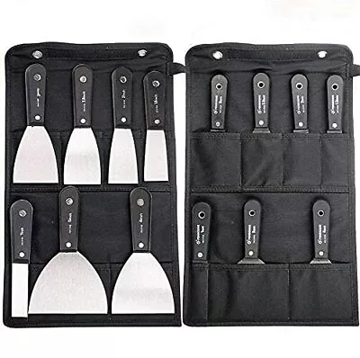 7 PCS Drywall Tools Putty Knife Set 50# Steel Drywall Knife Scraper Putty Kni... • $29.52