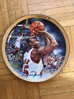 Upper Deck Michael Jordan The Comeback Plate W/ Coa Chicago Bulls • $10