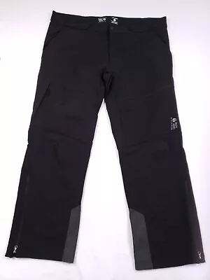 Mountain Hardwear Pants Mens 2XL Straight Leg Zip Ankles Brushed Lining Stretch • $24.87