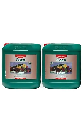 Canna Coco 5L A + B Complete Plant Nutrient The Solution For Grow And Bloom. • £44.95