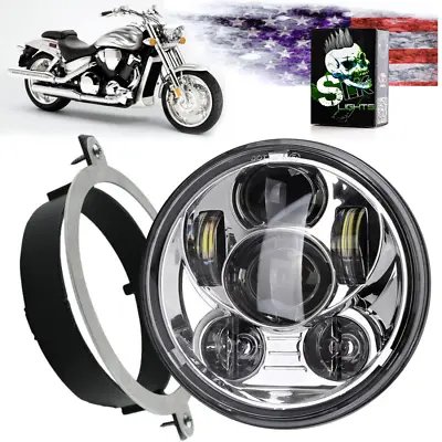 Honda VTX 1300 Chrome Daymaker LED Headlight And Bracket • $104.95