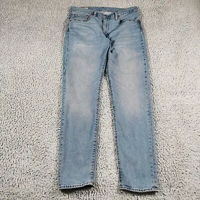 Levis 512 Jeans Mens W32 L30 Blue Slim Tapered Big E • £26.99