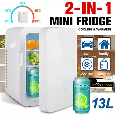 $99.95 • Buy 13L Mini Fridge Portable Car Makeup Refrigerator AC/DC Powered Cooler And Warmer
