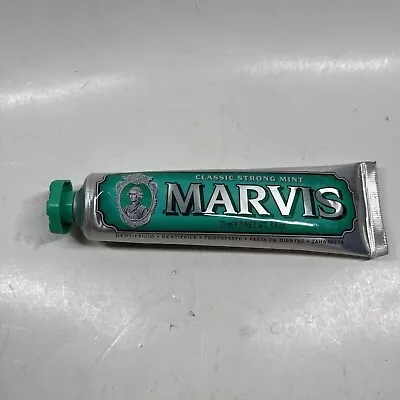 Marvis Classic Strong Mint Toothpaste 75ml / 3.8 Oz. NEW NO BOX • $11.99