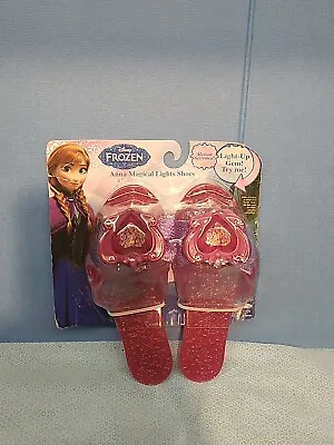 Disney Frozen Ana And Elsa Light Up Shoes Toddler Girls - Dress Up Pretend Play • $12.77