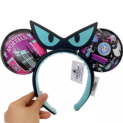 DisneyParks Haunted Mansion Foolish Mortals Minnie Mouse Mickey Headband Ears • $17.09