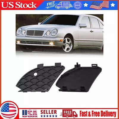 /Pair For MERCEDES E-Class W210 1999-2003 Front Bumper Fog Light Grill Covers. • $22.45