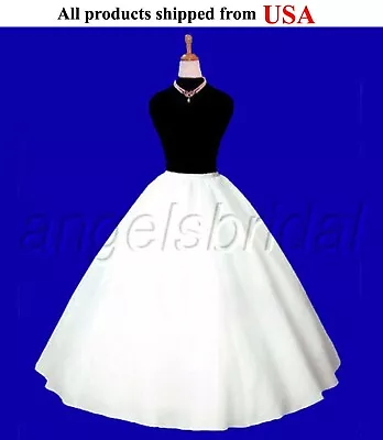 Top Quality Plus Size Super Full A-line Bridal Crinoline Petticoat Skirt Slip • $59.95