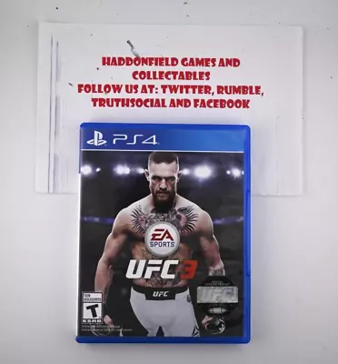 EA Sports UFC 3 - Sony PlayStation PS4 • $10