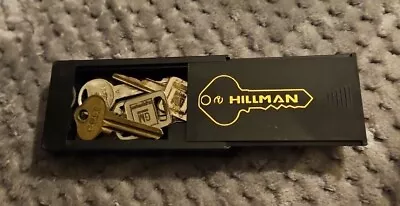 Hillman Hide A Key Magnetic Black Box With 10 Assorted Keys • $7