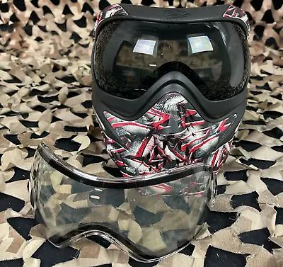 $124.95 • Buy NEW V-Force Grill Paintball Mask - SE Spangled Anti-Hero W/ Ninja Black & Clear