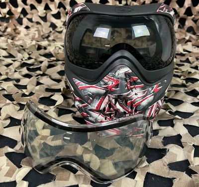 $124.95 • Buy NEW V-Force Grill Paintball Mask - SE Spangled Anti-Hero W/ Ninja Black & Clear