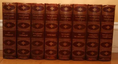 The Romances Of Victor Hugo 8 Vol Set Sidney Library Edition 1896 George Sproul • $399.99